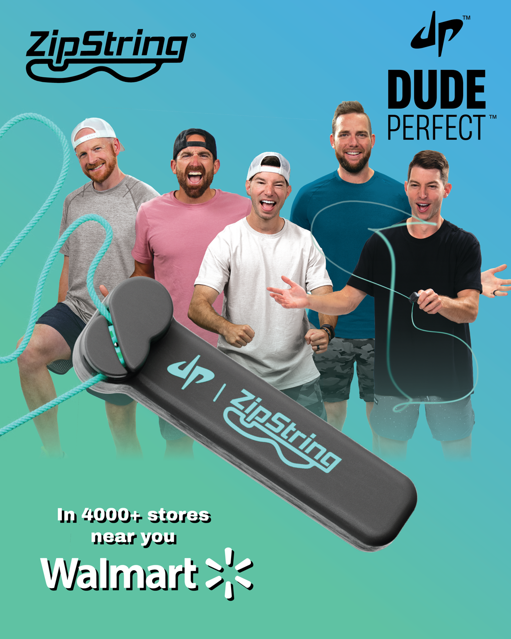 ZipString ve Dude Perfect ortak markalı ürün